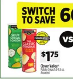 Dollar General Clover Valley Potato Crisps offer