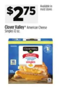Dollar General Clover Valley American Cheese Singles offer
