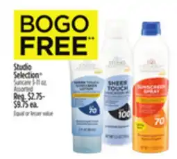 Dollar General Studio Selection Suncare offer