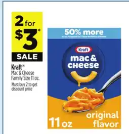 Dollar General Kraft Mac & Cheese Family Size offer