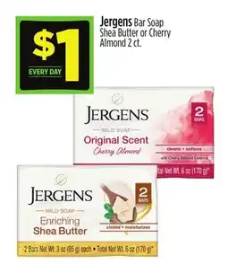 Dollar General Jergens Bar Soap offer