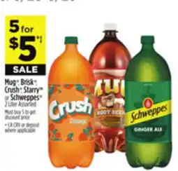 Dollar General Mug*, Brisk , Crush Starry or Schweppes offer