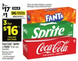 Dollar General Coca-Cola , Sprite or Fanta offer