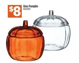 Dollar General Glass Pumpkin offer