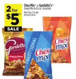 Dollar General Chex Mix or Gardetto's Snack Mix offer