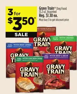 Dollar General Gravy Train Dog Food offer