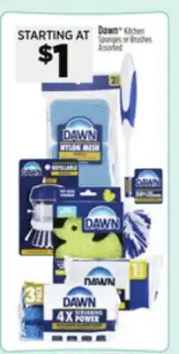 Dollar General Dawn Kitchen Sponges or Brushes offer
