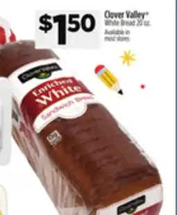 Dollar General Clover Valley White Bread offer
