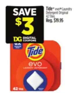 Dollar General Tide evo Laundry Detergent Original offer