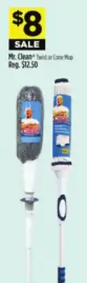 Dollar General Mr. Clean Twist or Cone Mop offer