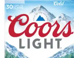 Target Coors Light 30-pk. beer offer