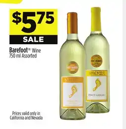 Dollar General Barefoot Wine offer