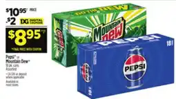 Dollar General Pepsi or Mountain Dew offer