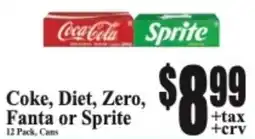 Baja Ranch Coke, Diet, Zero, Fanta or Sprite offer