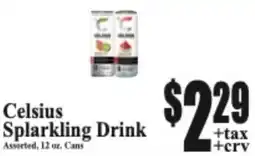 Baja Ranch Celsius Splarkling Drink offer