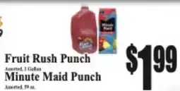 Baja Ranch Fruit Rush Punch and Minute Maid Punch offer