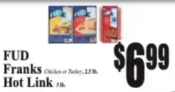 Baja Ranch FUD Franks or Hot Link offer