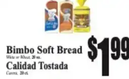 Baja Ranch Bimbo Soft Bread and Calidad Tostada offer
