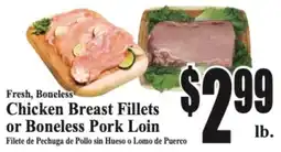 Baja Ranch Fresh, Boneless Chicken Breast Fillets or Boneless Pork Loin offer