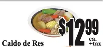 Baja Ranch Caldo de Res offer