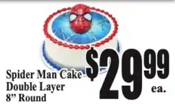 Baja Ranch Spider Man Cake Double Layer offer