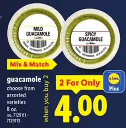 Lidl Guacamole offer