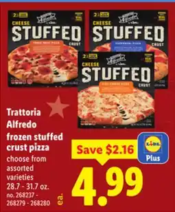 Lidl Trattoria Alfredo frozen stuffed crust pizza offer
