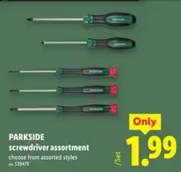 Lidl PARKSIDE screwdriver assortment offer