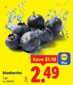 Lidl blueberries offer