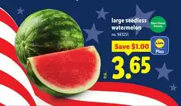 Lidl large seedless watermelon offer