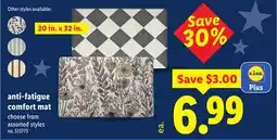 Lidl anti-fatigue comfort mat offer