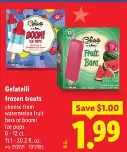 Lidl Gelatelli frozen treats offer