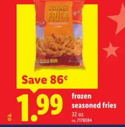 Lidl frozen seasoned fries offer