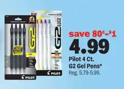 Meijer Pilot 4 Ct. G2 Gel Pens offer