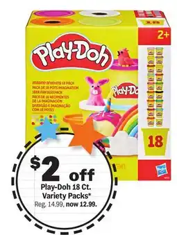 Meijer Play-Doh 18 Ct. Variety Packs offer