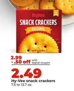 Hy-Vee Hy-Vee snack crackers offer