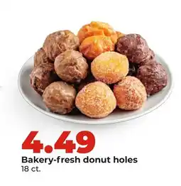 Hy-Vee Bakery-fresh donut holes offer