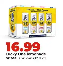 Hy-Vee Lucky One lemonade or tea offer