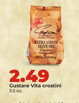 Hy-Vee Gustare Vita crostini offer