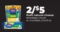 Hy-Vee Kraft natural cheese offer