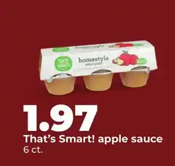 Hy-Vee That's Smart! apple sauce offer