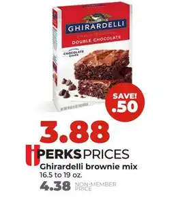 Hy-Vee Ghirardelli brownie mix offer