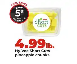 Hy-Vee Hy-Vee Short Cuts pineapple chunks offer