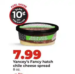 Hy-Vee Yancey's Fancy hatch chile cheese spread offer