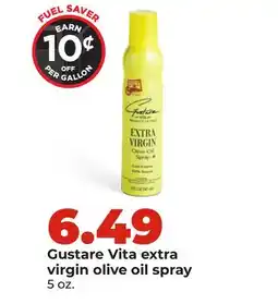 Hy-Vee Gustare Vita extra virgin olive oil spray offer