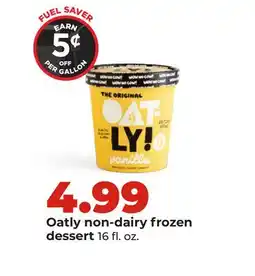 Hy-Vee Oatly non-dairy frozen dessert offer
