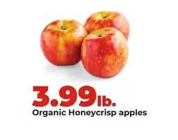 Hy-Vee Organic Honeycrisp apples offer