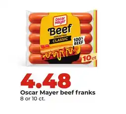 Hy-Vee Oscar Mayer beef franks offer