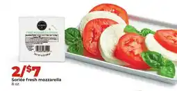 Hy-Vee Soriée fresh mozzarella offer