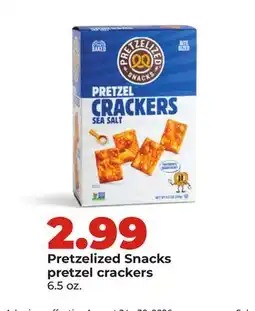 Hy-Vee Pretzelized Snacks pretzel crackers offer